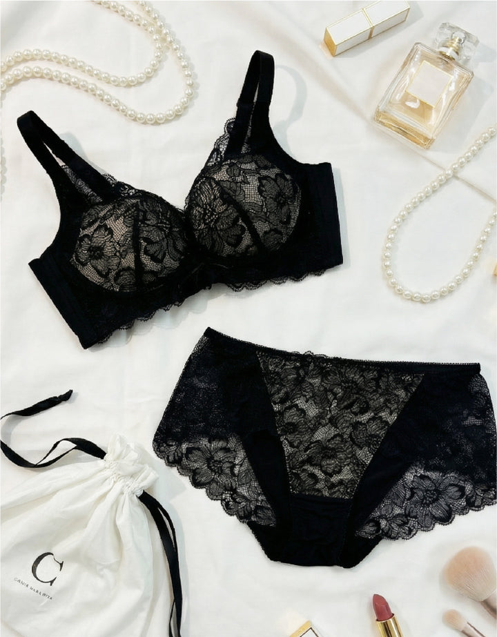 ふわっとスリムブラ（ショーツセット) ホリデーコレクション【限定２セット】