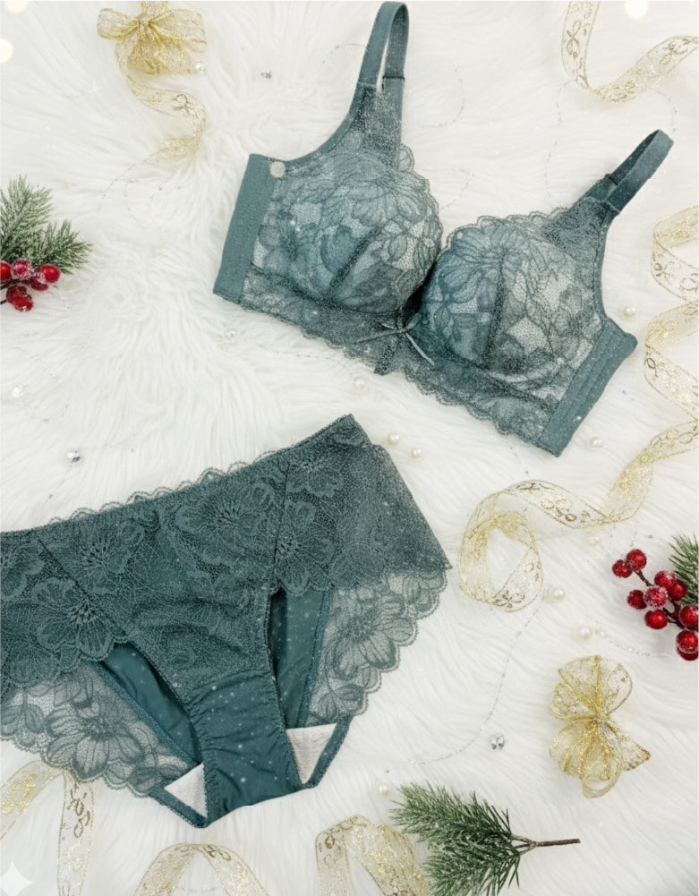 ふわっとスリムブラ（ショーツセット) ホリデーコレクション【限定２セット】