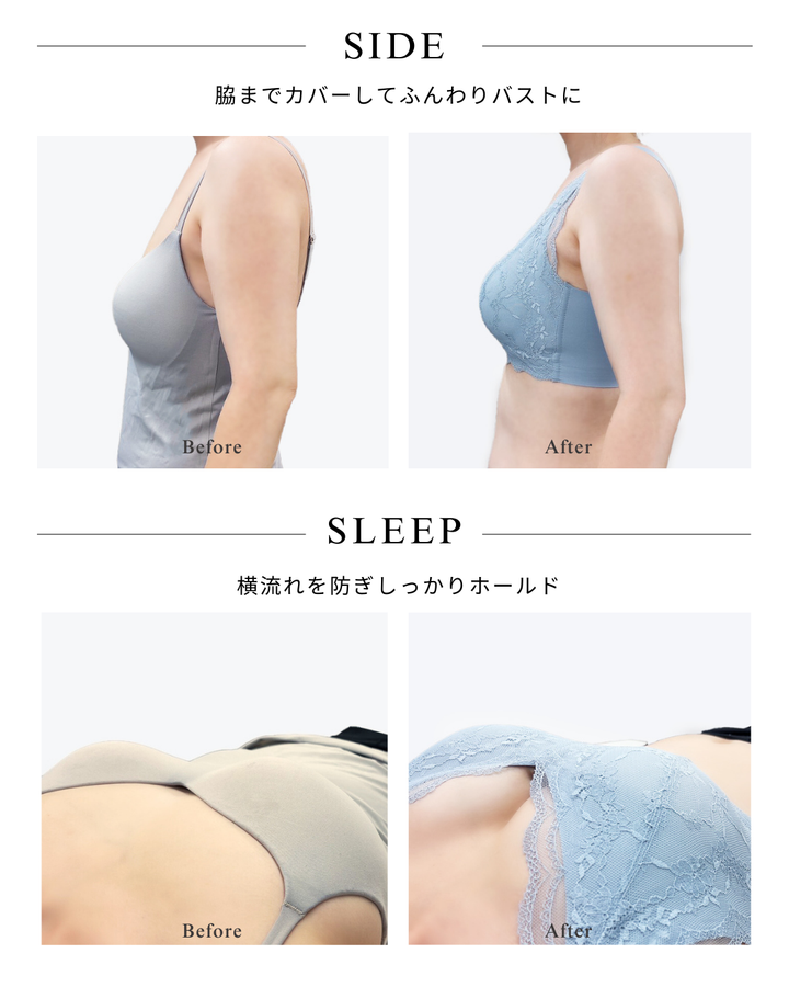 【10％OFF】とろけるリッチナイトブラ（3点セット）