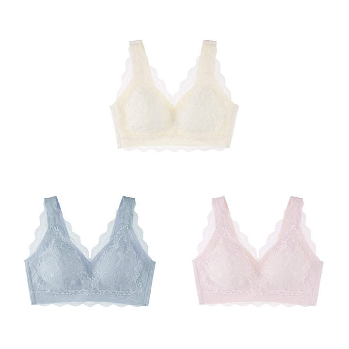 【10％OFF】とろけるリッチナイトブラ（3点セット）